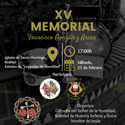 XV Memorial «FRANCISCO GONZÁLEZ ARCAS»