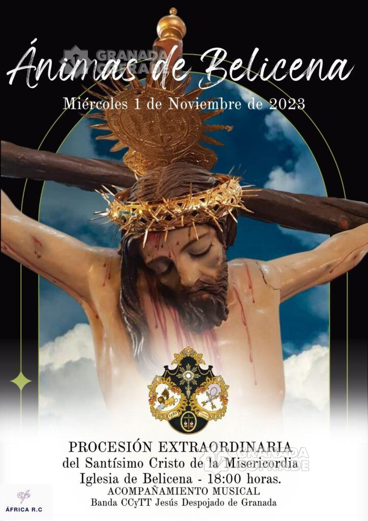 Salida Extraordinaria del Cristo de Misericordia de Belicena este 01 de Noviembre del 2023