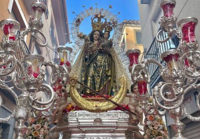 GABIA GRANDE: La Virgen de las Nieves fue trasladada entre multitudes a la parroquia de la Encarnación