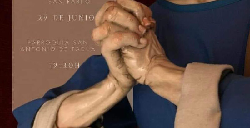 Cartel bendición San Simón Apóstol.