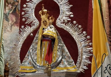 Todo dispuesto para la presentación del cartel y pregón de la «Morenita» de la Magdalena