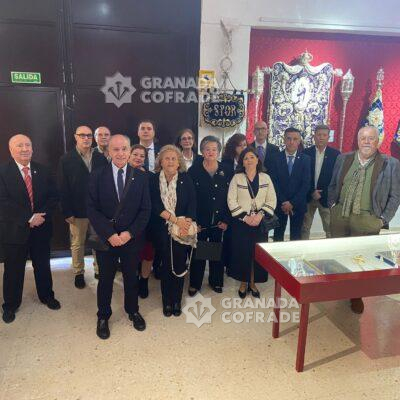 Hermanamiento cofradía Alhambra y Nazareno (Abuelo), de Jaén. Foto Hdad Alhambra.