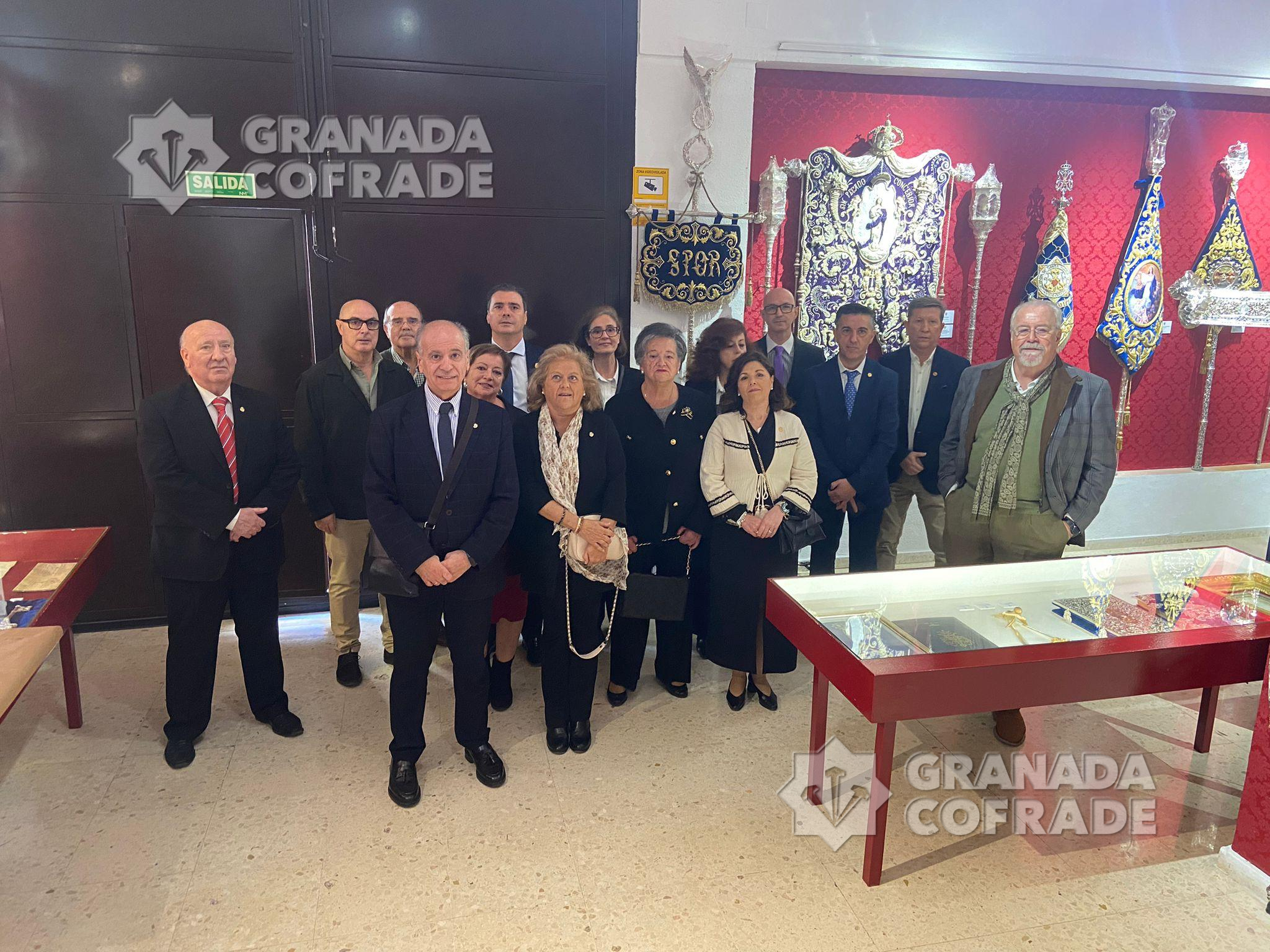 Hermanamiento cofradía Alhambra y Nazareno (Abuelo), de Jaén. Foto Hdad Alhambra.