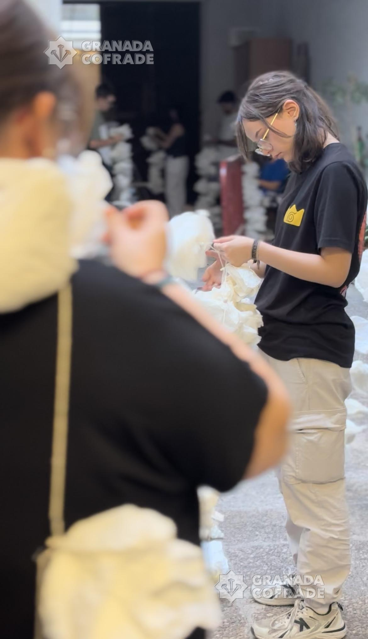 Preparativos procesión de Los Pajaritos
