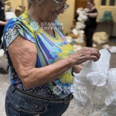 Preparativos procesión de Los Pajaritos- Foto: Hermandad de los Ferroviarios
