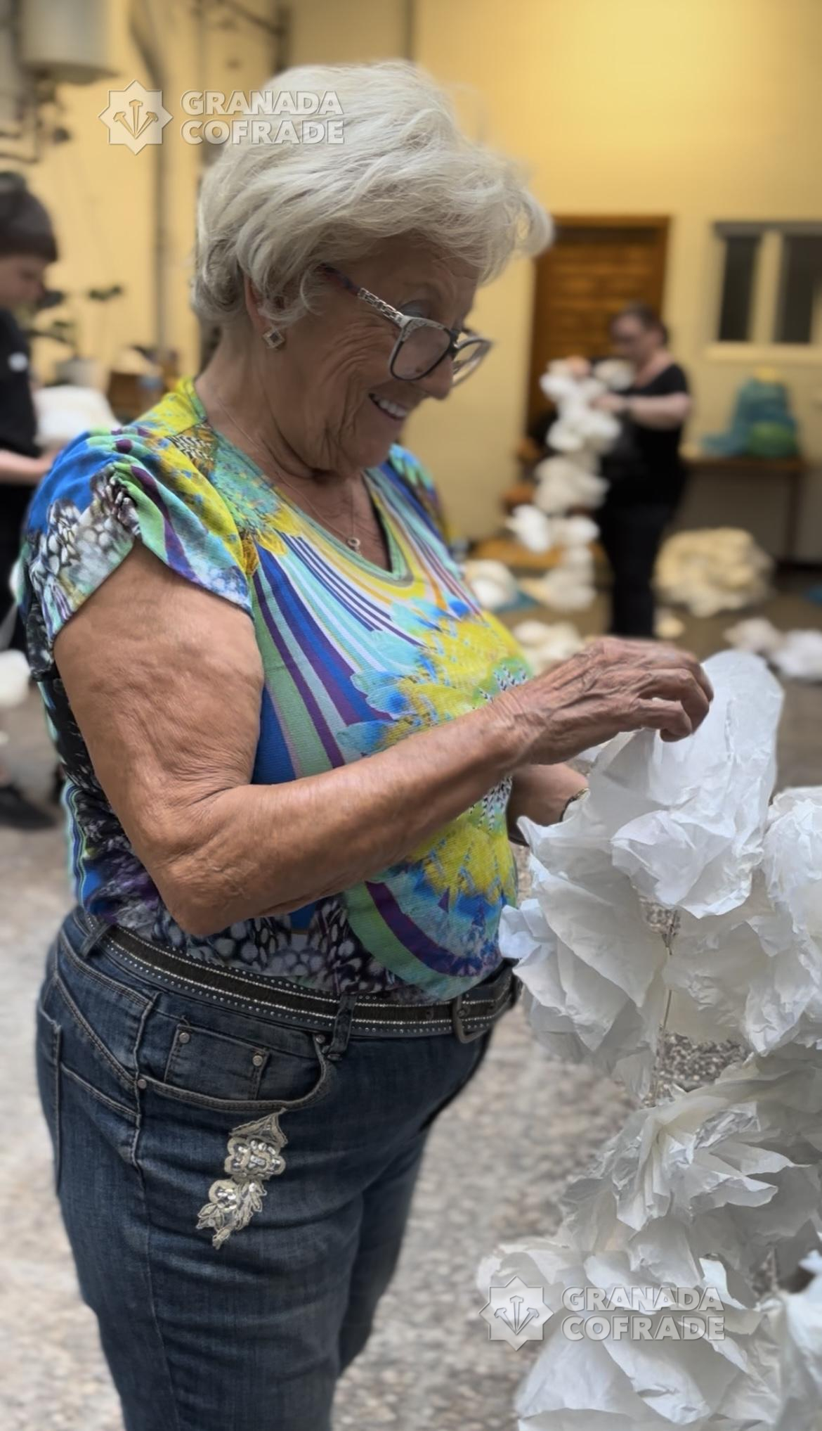 Preparativos procesión de Los Pajaritos- Foto: Hermandad de los Ferroviarios