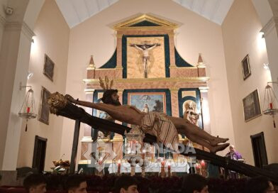 La lluvia obliga a suspender el Vía Crucis del Cristo de la Buena Muerte