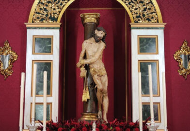 Jesús del Perdón, obra de Diego de Siloé se venera estos meses en la iglesia de Santa María de la Aurora y San Miguel Bajo