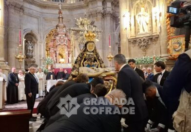Los granadinos arroparon a su Patrona en su traslado al Sagrario