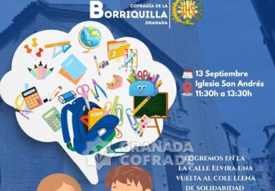 Nueva cita de la cofradía de la «Borriquilla» para la recogida de material escolar en el comienzo del nuevo curso